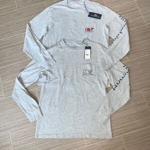 NWT TWO- vineyard Vines. Two Long Sleeve Tees. Small